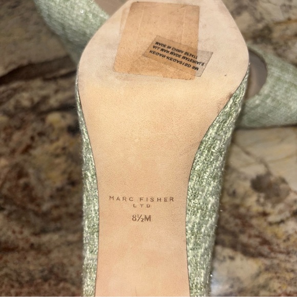 Mark Fisher Ltd NEW SZ 8.5 tweed block heels - Picture 11 of 13